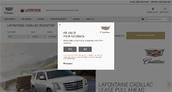 Desktop Screenshot of lafontainecadillac.com